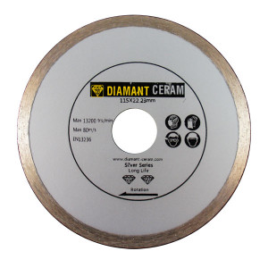 Disques Diamants pour Carrelages et Céramiques (jante continue)