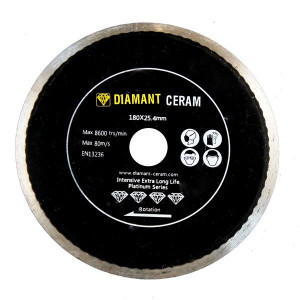 Disque diamant jante continue 180mm - Platinum