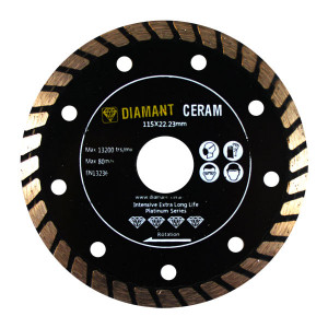 Disque diamant jante Turbo 115mm - Platinum